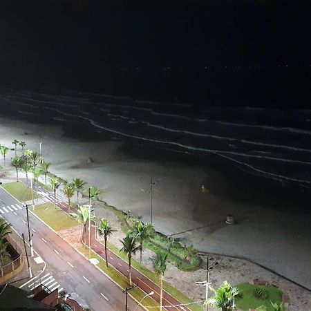 Apartamento Frente Para O Mar 6 Pessoas Com Estacionamento Praia Grande (Santos) Exterior foto
