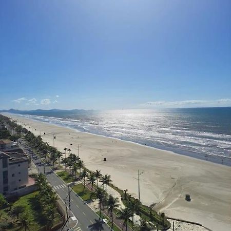 Apartamento Frente Para O Mar 6 Pessoas Com Estacionamento Praia Grande (Santos) Exterior foto